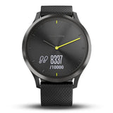 Garmin vívomove HR - Black with Slate Hardware (Large)