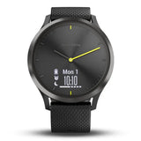 Garmin vívomove HR - Black with Slate Hardware (Large)