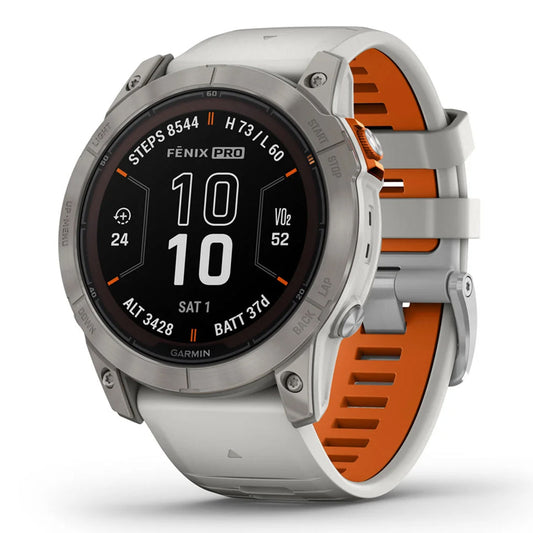Garmin Fēnix® 7X Pro Sapphire Solar Edition - Carbon Gray DLC Titanium with Black Band