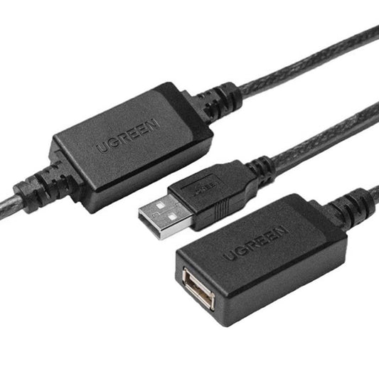 UGREEN USB 2.0 Active Extension Cable – High-Speed Signal Booster, Male to Female