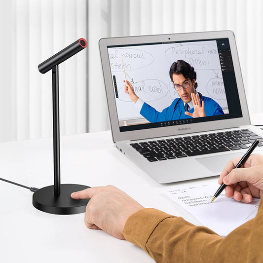 UGreen Desktop USB Microphone with Smart Noise-Cancelling – 360° Omnidirectional, 16bit/48kHz, 2.5m Cable