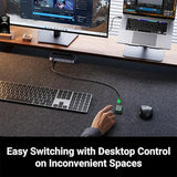 UGreen USB 3.0 Sharing Switch 2-in-4 Out | Share 4 USB Devices Between 2 PCs | USB-C & USB-A Ports