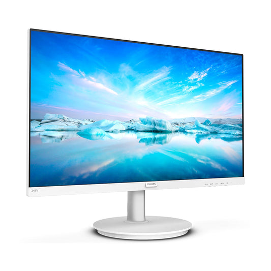 Philips 241V8W 24" - FHD IPS LED Monitor with 75Hz Adaptive-Sync, Flicker-Free, and LowBlue Mode - Crisp Visuals, VESA Mount, HDMI Connectivity