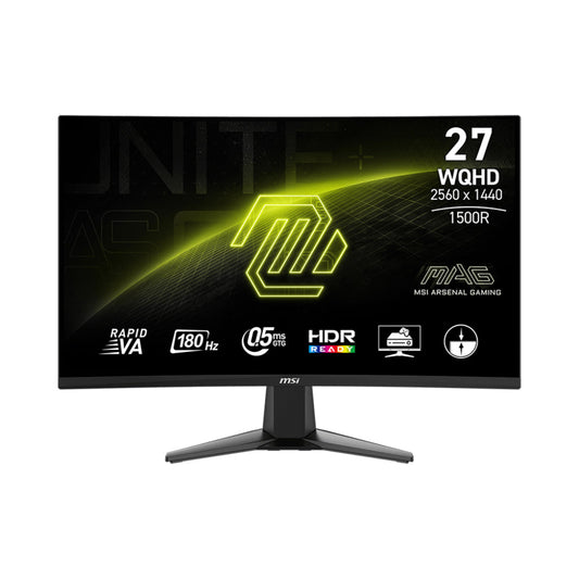 MSI MAG 27CQ6F 27" WQHD 180Hz Gaming Monitor – Ultra-Smooth Performance for Competitive Gamers