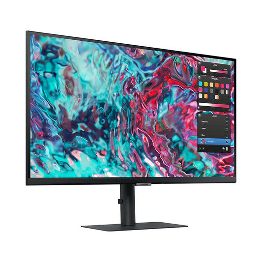 Samsung 27" ViewFinity S80TB UHD Monitor with IPS Display, Thunderbolt 4, HDR10, Built-in Speakers, and Ergonomic Stand