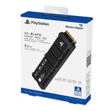 Western Digital 2TB BLACK - SN850P NVMe SSD with Heatsink for PS5 – Officially Licensed High-Performance Gaming Storage