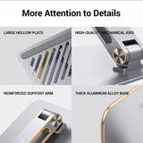 UGREEN Multi-Angle Adjustable Laptop Stand – Ergonomic & Portable Aluminum Riser for Laptops and Tablets