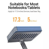 UGREEN Multi-Angle Adjustable Laptop Stand – Ergonomic & Portable Aluminum Riser for Laptops and Tablets