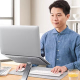 UGREEN Multi-Angle Adjustable Laptop Stand – Ergonomic & Portable Aluminum Riser for Laptops and Tablets