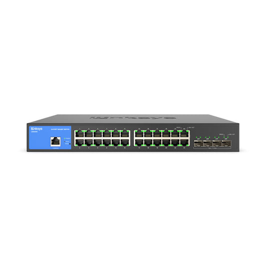 Linksys 24-Port Managed Gigabit Ethernet Switch with 4 10G SFP+ Uplinks LGS328C from Linksys sold by 961Souq-Zalka