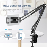 UGREEN Lazy Arm Tablet Holder | 360° Adjustable Tablet Stand with 2-Stage Flexible Arms