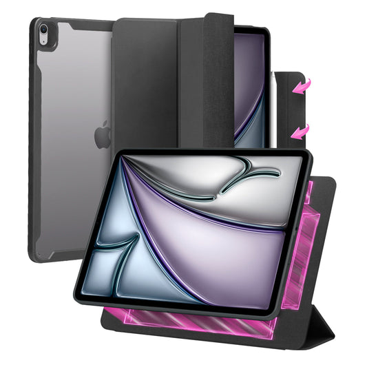 Araree HIFOLIO Magnetic Case for iPad Air 13" M2 – Shock-Absorbing Protection, Auto Wake-Up, and Apple Pencil Holder