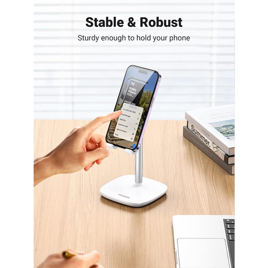 UGREEN Desktop Phone & Tablet Stand – Adjustable Tower Stand for 4"-7.9" Phones