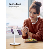 UGREEN Desktop Phone & Tablet Stand – Adjustable Tower Stand for 4"-7.9" Phones
