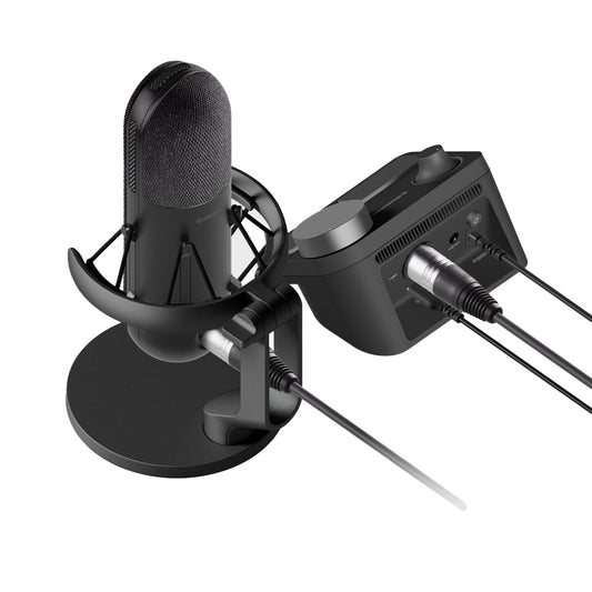 SteelSeries Alias Pro - XLR Microphone and Stream Mixer for Professional Gaming and Streaming