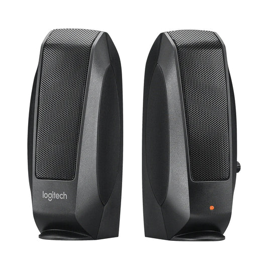 Logitech S120 Stereo Speakers - Crystal-Clear Sound in a Compact Design