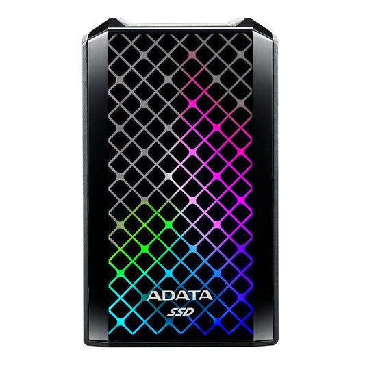 ADATA SE900G 2TB RGB External SSD - USB 3.2 Gen 2x2 Type-C, 2000 MB/s, High-Performance and Stylish