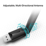 TP-Link Archer T2U Plus AC600 High Gain Wireless Dual Band USB Adapter from TP-Link sold by 961Souq-Zalka