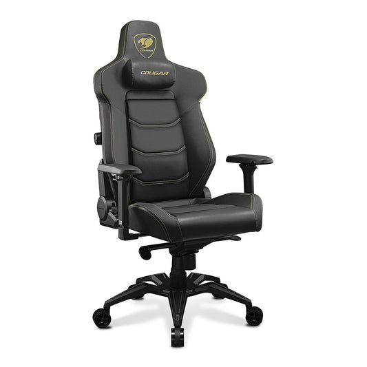 Cougar Armor Evo Royal Gaming Chair - Ergonomic Design with 180º Recline, 4-Way Lumbar Support & Premium PVC Leather