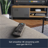 Amazon Fire TV Stick 4K Max with Alexa Voice Remote – 40% Faster Streaming, Wi-Fi 6, 4K Ultra HD, Dolby Vision & Dolby Atmos, Smart Home Integration