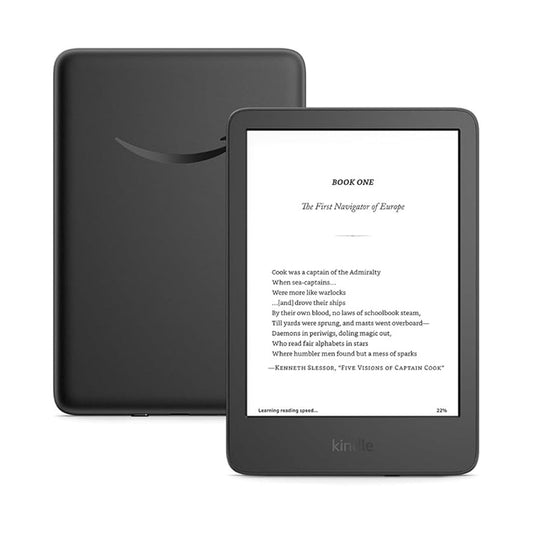Amazon Kindle 11th Gen (2024) - Compact 16GB eReader with Glare-Free 300 PPI Display, Adjustable Light, Long Battery Life, USB-C Charging – Black