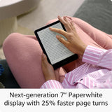 Amazon Kindle Paperwhite Signature Edition (32GB) – Gen 12 | Waterproof, Auto-Adjusting Light, and Wireless Charging