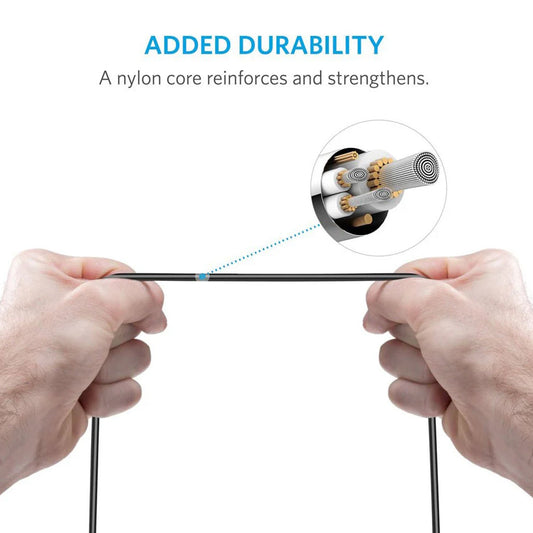 Anker PowerLine Select+ USB Cable with Lightning Connector – Durable & Fast Charging