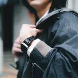 Skinarma Watch Band, TITON Ultra Custom-designed Stainless Steel Strap for Apple Watch 49mm | 45mm | 44mm (Black)