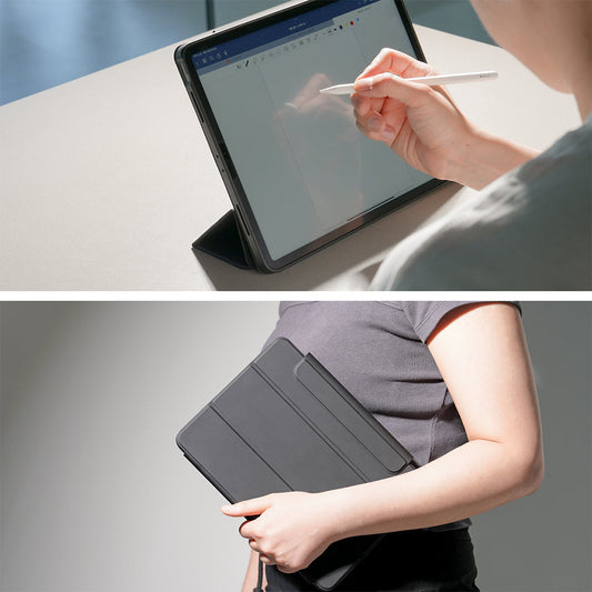 Araree HIFOLIO Magnetic Case for iPad Air 13" M2 – Shock-Absorbing Protection, Auto Wake-Up, and Apple Pencil Holder