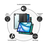 Araree HIFOLIO Magnetic Case for iPad Air 13" M2 – Shock-Absorbing Protection, Auto Wake-Up, and Apple Pencil Holder