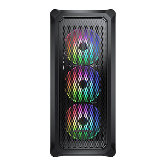 Cougar Archon 2 Mesh RGB Mid Tower Case - High Airflow ARGB Gaming Case with 3 Pre-Installed Fans