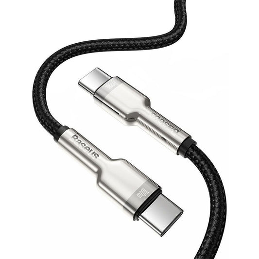 Baseus Cafule Series Metal Data Cable USB-C to USB-C 100W 2M from Baseus sold by 961Souq-Zalka