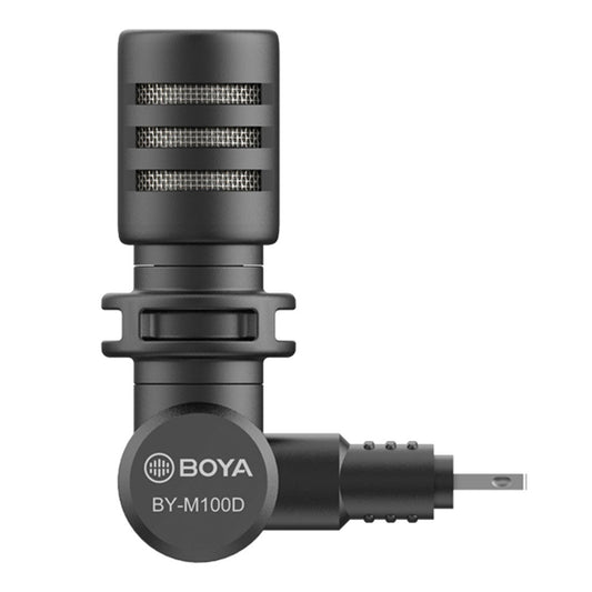 Boya BY-M100D - Miniature Condenser Microphone for iOS Devices