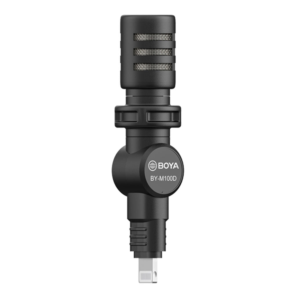 Boya BY-M100D - Miniature Condenser Microphone for iOS Devices