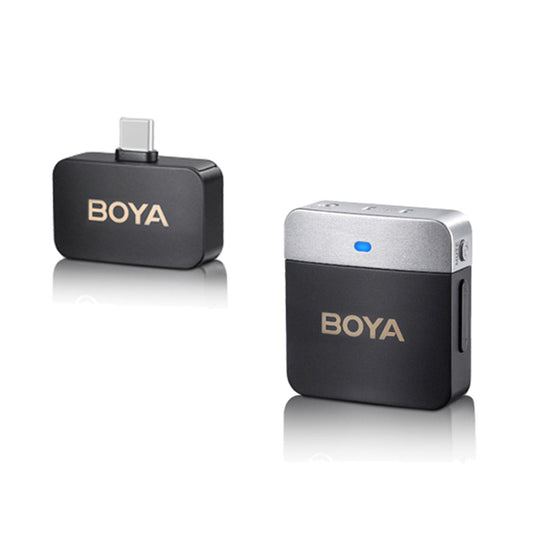 Boya BY-M1V3 - 2.4GHz Dual-Channel Wireless Microphone System for USB-C Devices
