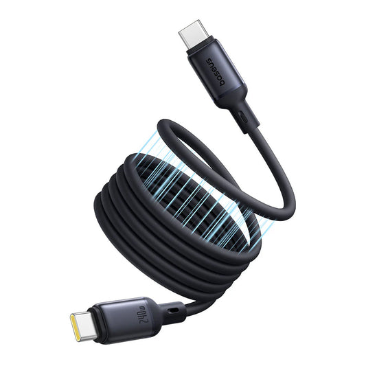 Baseus PicoGo Magnetic USB-C to USB-C Cable 240W – Fast Charging, Easy to Store, & Magnetic Attraction