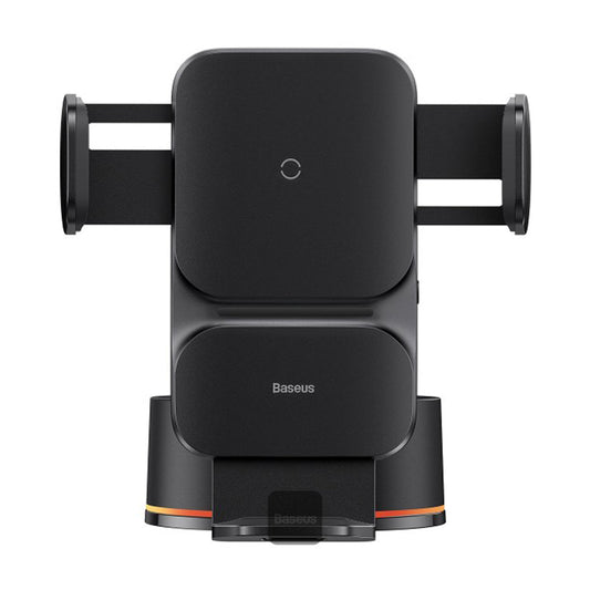Baseus Qi 15W Wireless Car Charger and Phone Holder with Suction Cup – Fast Charging, Auto Alignment, and Universal Compatibility