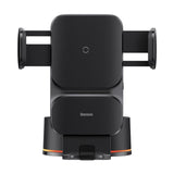 Baseus Qi 15W Wireless Car Charger and Phone Holder with Suction Cup – Fast Charging, Auto Alignment, and Universal Compatibility