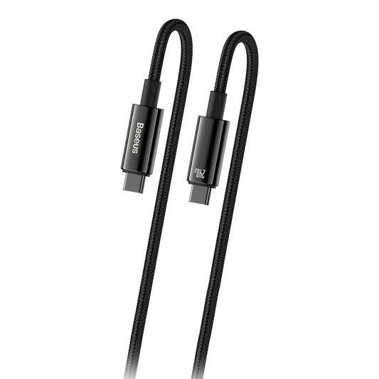 Baseus Tungsten Gold 240W USB-C to USB-C Fast Charging Data Cable – 2m Black