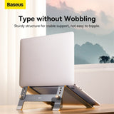 Baseus Ultra Stable Desktop Laptop Stand - 4-Gear Adjustable - Space Grey