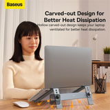 Baseus Ultra Stable Desktop Laptop Stand - 4-Gear Adjustable - Space Grey