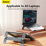 Baseus Ultra Stable Desktop Laptop Stand - 4-Gear Adjustable - Space Grey