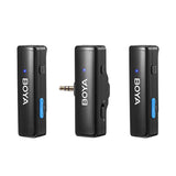 BOYALINK All-in-One Wireless Microphone System – Dual-Channel 2.4GHz, Noise Reduction, Ultra-Long Battery Life, and Multi-Connector Support