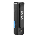 BOYALINK All-in-One Wireless Microphone System – Dual-Channel 2.4GHz, Noise Reduction, Ultra-Long Battery Life, and Multi-Connector Support
