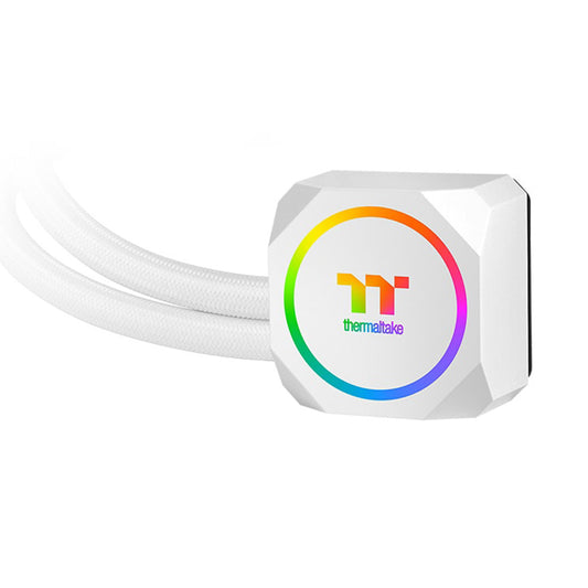 Thermaltake TH360 ARGB Sync Snow Edition AIO Liquid Cooler – Triple 120mm Radiator with RGB Lighting