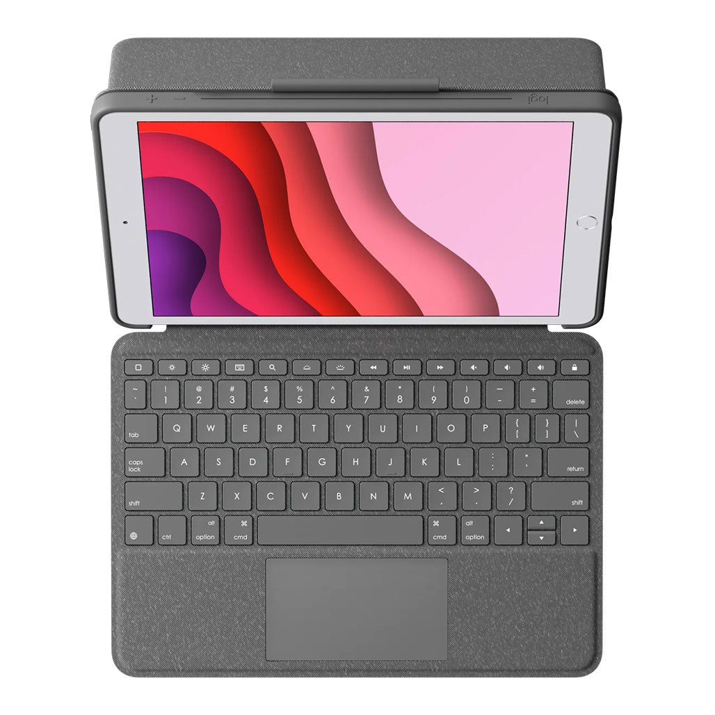 Logitech Combo Touch Detachable backlit keyboard case iPad® (7th, 8th, 9th, & 10th gen) from Logitech sold by 961Souq-Zalka