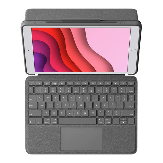 Logitech Combo Touch Detachable backlit keyboard case iPad® (7th, 8th, 9th, & 10th gen) from Logitech sold by 961Souq-Zalka