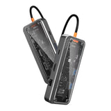 COTEetCI 8-in-1 Multifunctional Docking Station – USB 3.0, Type-C PD100W, HDMI 4K, and More