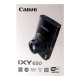 Canon IXY 650 Compact Digital Camera – 20.2MP CMOS, 12x Optical Zoom, Wi-Fi, Slim & Lightweight
