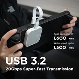 Dato ARES Q3 Magnetic Portable SSD - High-Speed Storage for iPhone & Devices